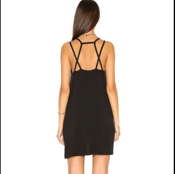 RVCA Black Strappy Harness Back Fit & Flare Mini Dress XS - Picture 2 of 8